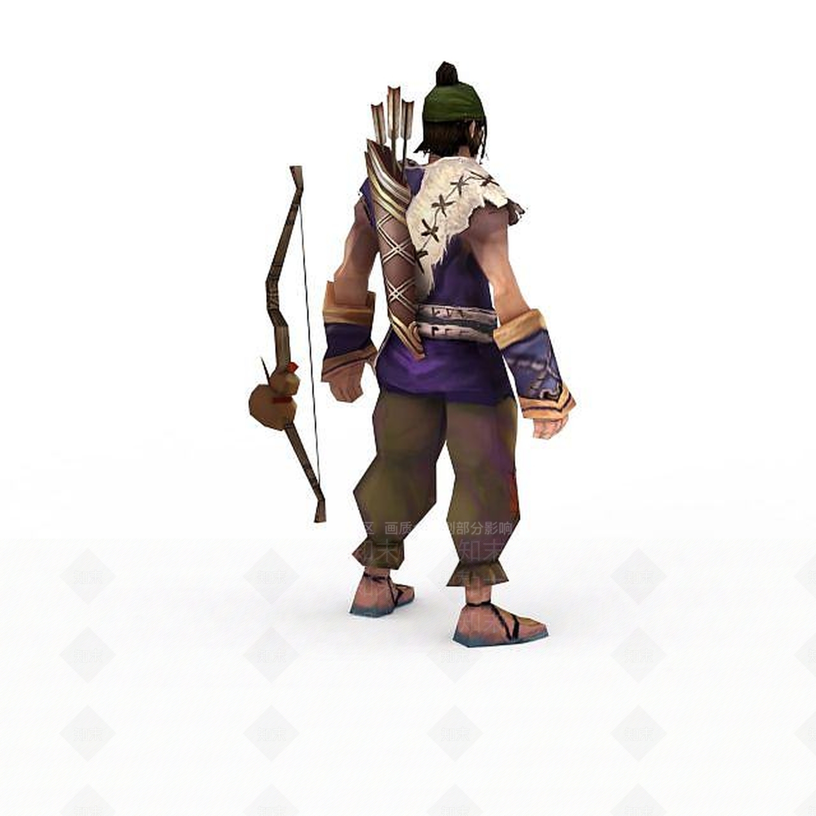 现代游戏猎人角色3D模型下载【ID:1199153586】
