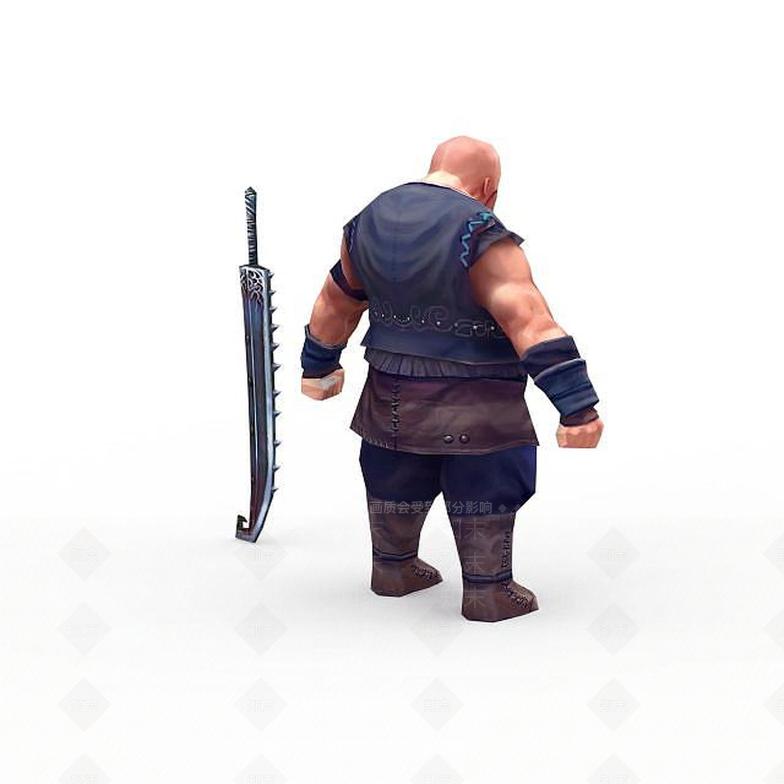 现代网游武夫角色3D模型下载【ID:1199153847】