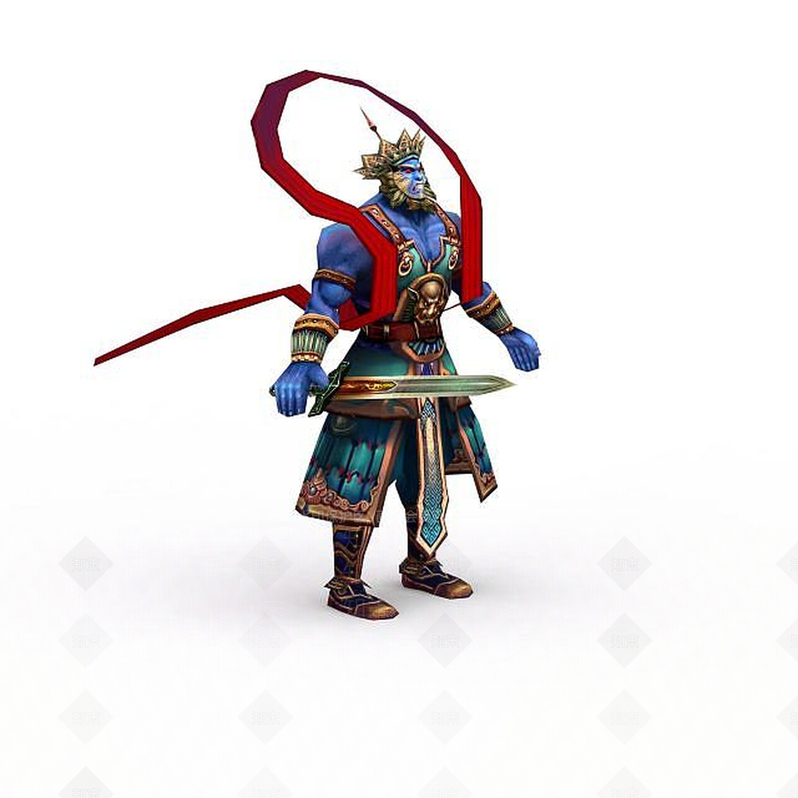 现代网络游戏人物3D模型下载【ID:1199154410】