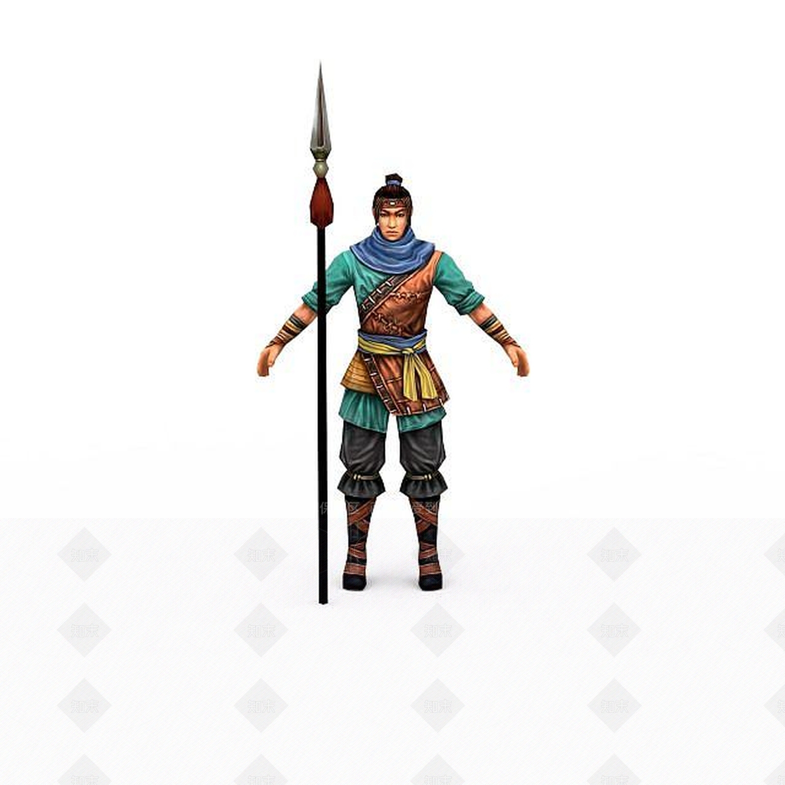 现代游戏人物3D模型下载【ID:1199154629】