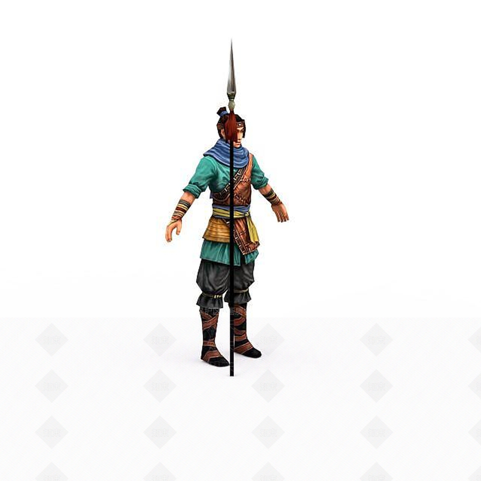 现代游戏人物3D模型下载【ID:1199154629】
