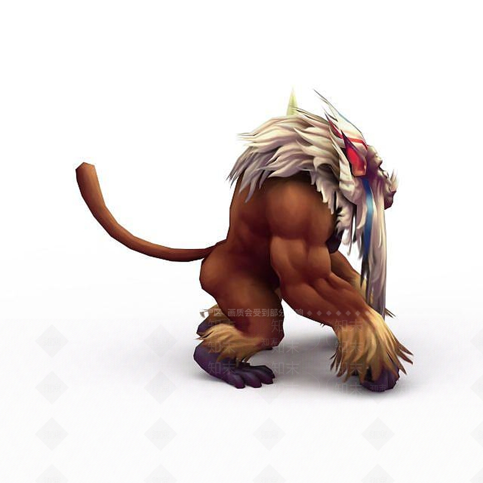 现代游戏凶猛怪兽3D模型下载【ID:1199155334】