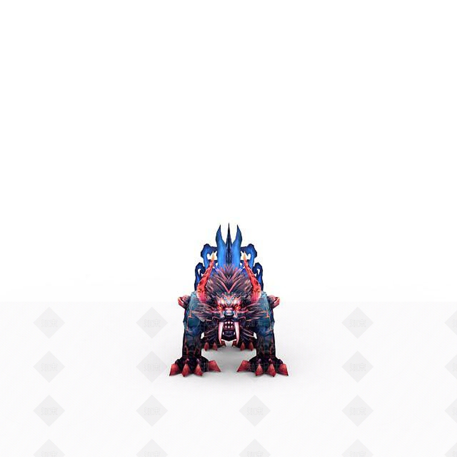 现代网游怪兽3D模型下载【ID:1199155712】