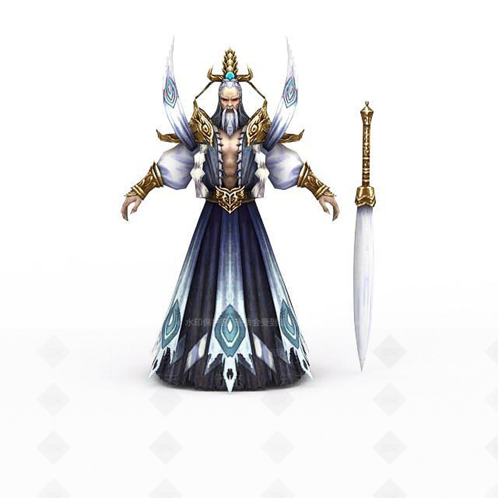 现代网游人物3D模型下载【ID:1199156698】