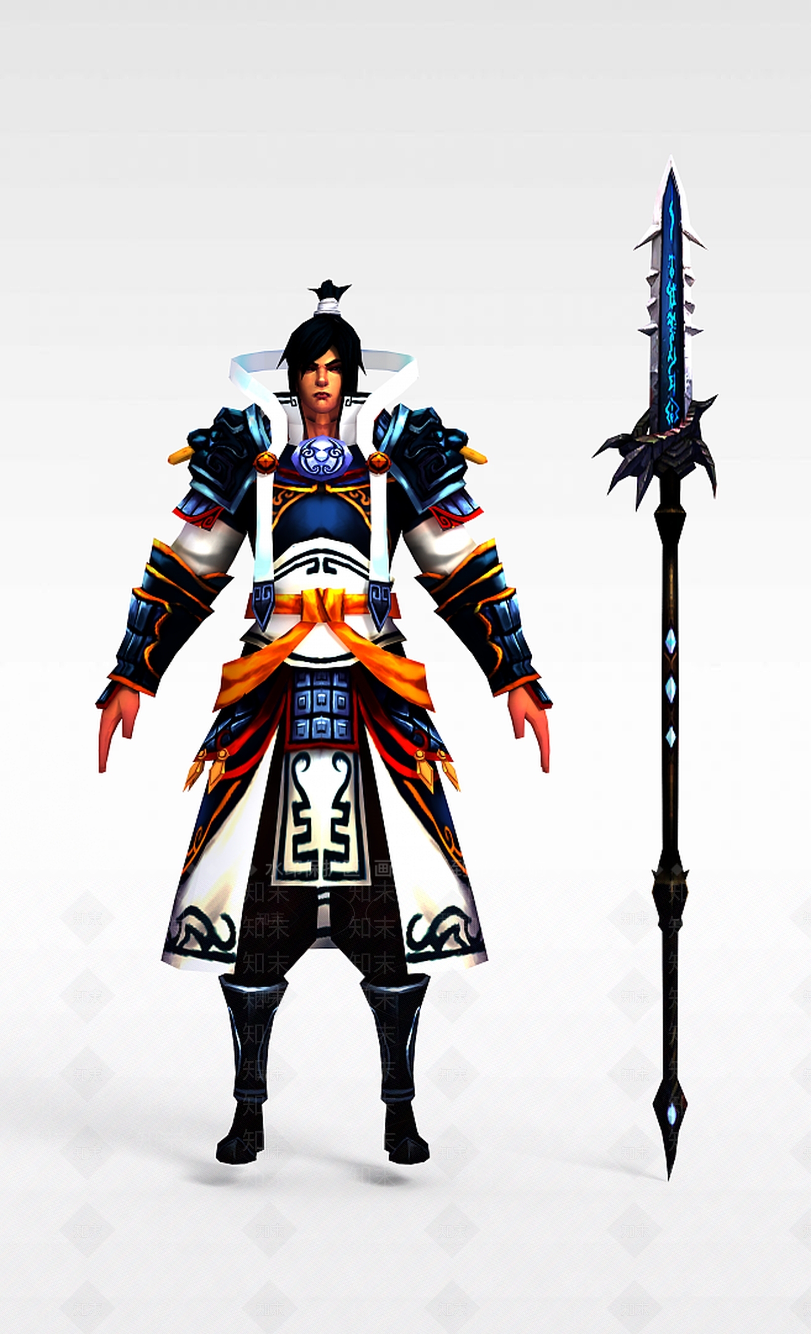 现代网络游戏人物3D模型下载【ID:1199156880】