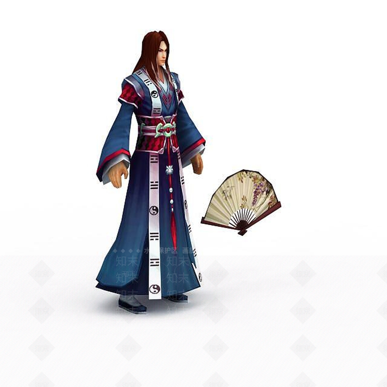现代男性游戏角色3D模型下载【ID:1199157265】