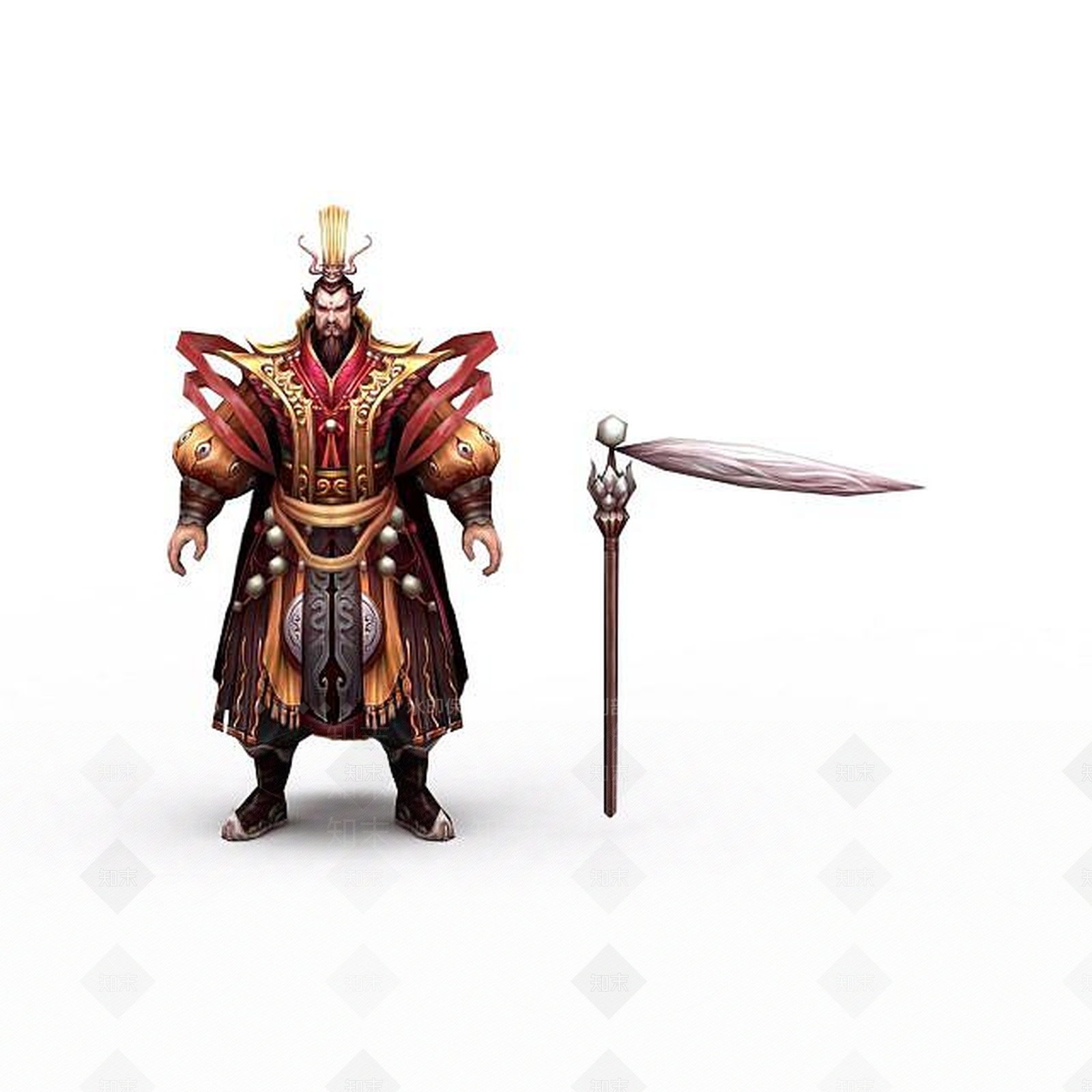 现代网络游戏角色3D模型下载【ID:1199157561】
