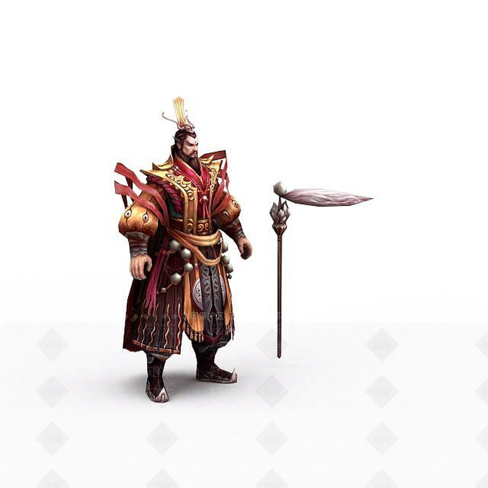 现代网络游戏角色3D模型下载【ID:1199157561】