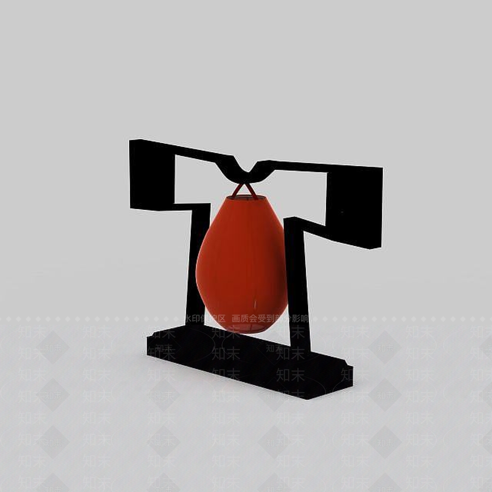 现代中国风台灯3D模型下载【ID:1199157965】
