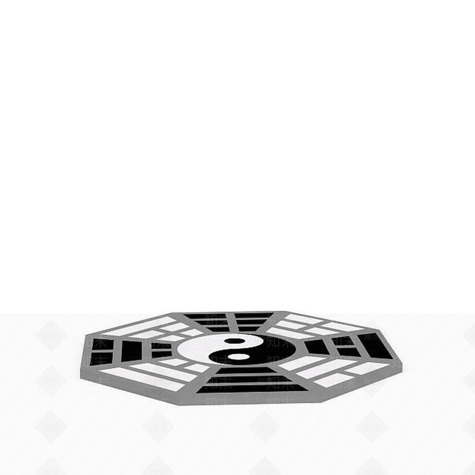 中式建筑配景3D模型下载【ID:1199158230】
