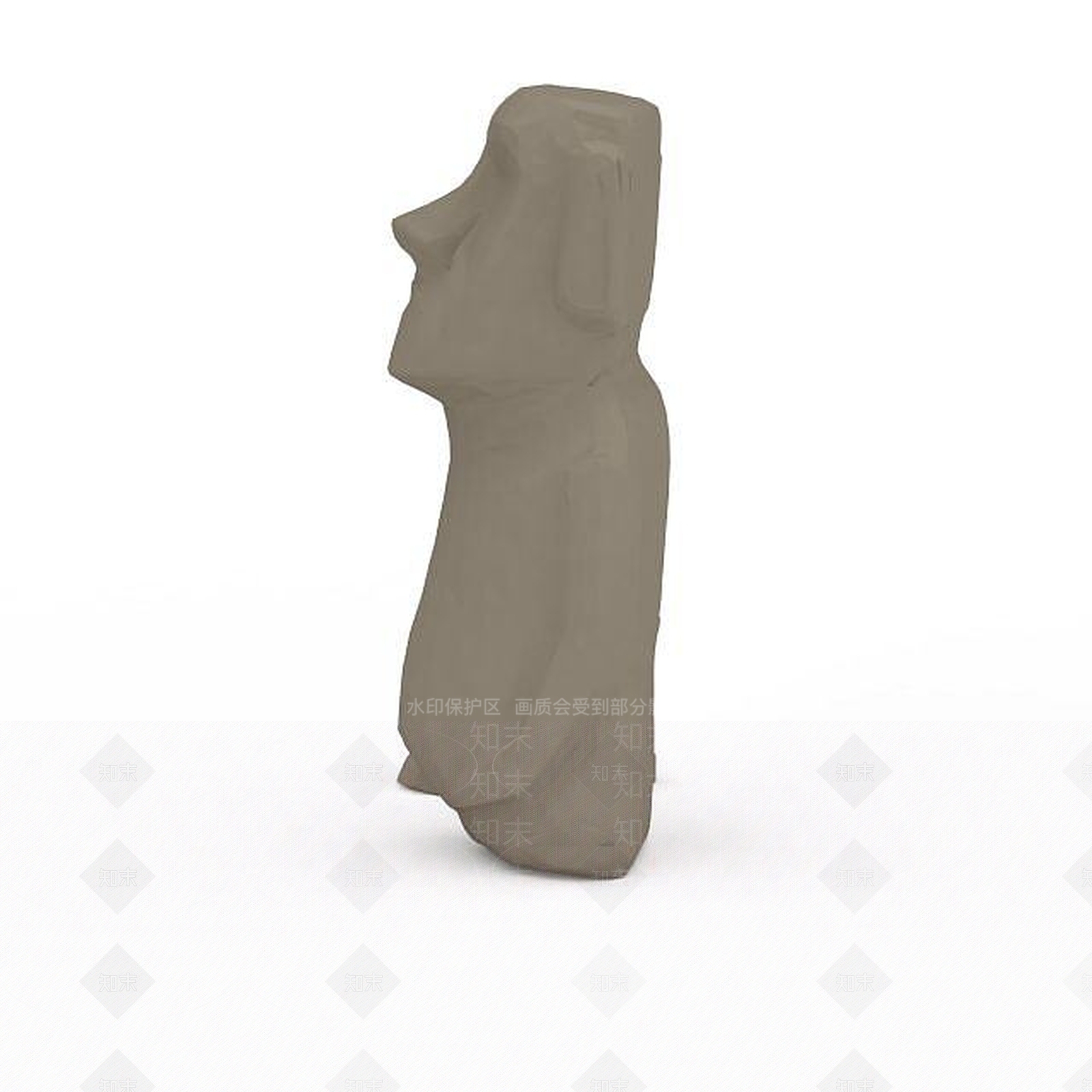 中式建筑配景3D模型下载【ID:1199158229】