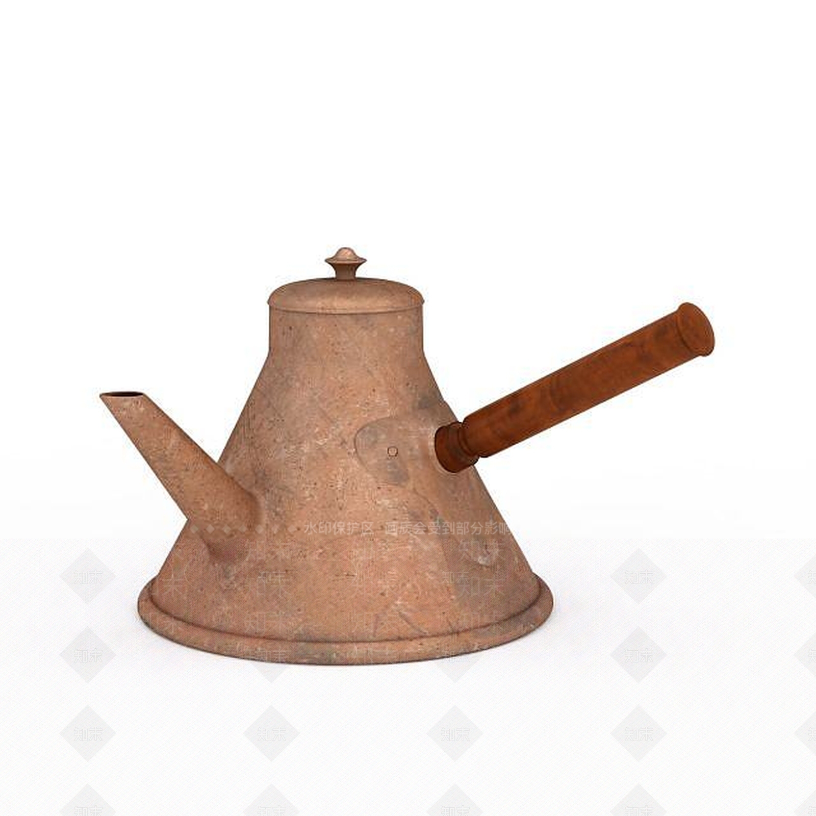 现代老式茶壶3D模型下载【ID:1199158651】