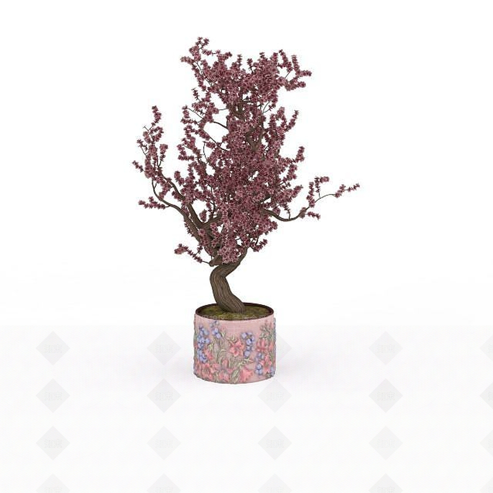 现代盆景树3D模型下载【ID:1199158649】