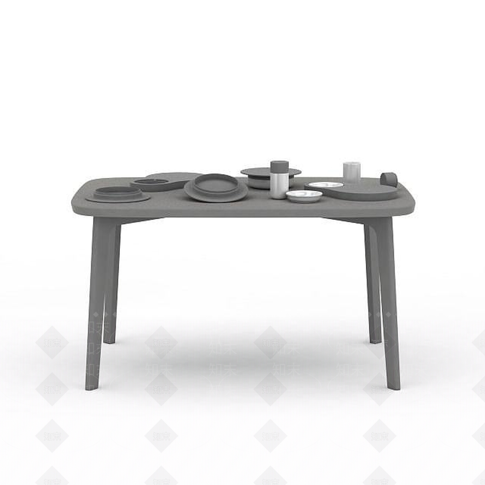 现代厨房用品3D模型下载【ID:1199159115】