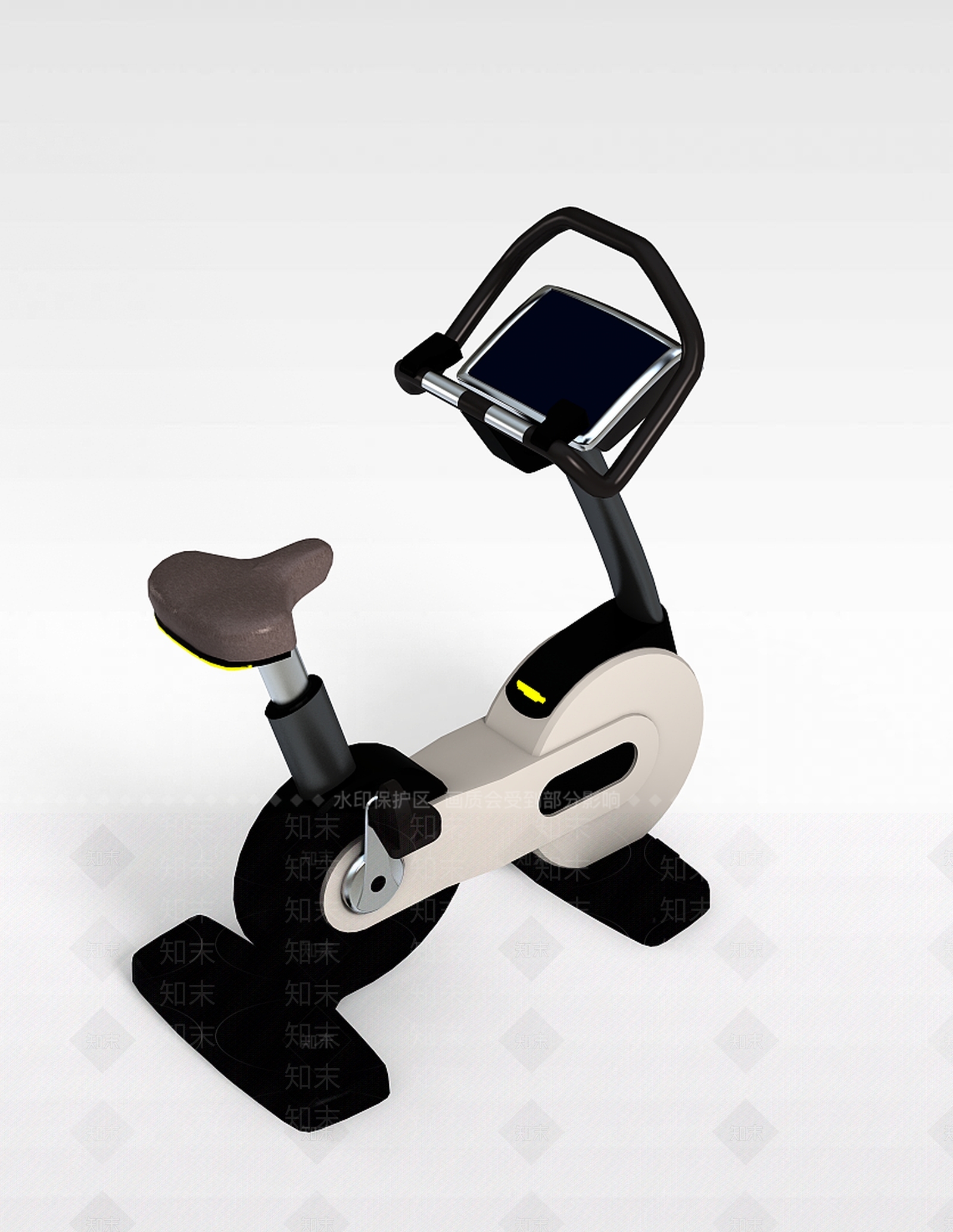 现代动感单车3D模型下载【ID:1199159242】