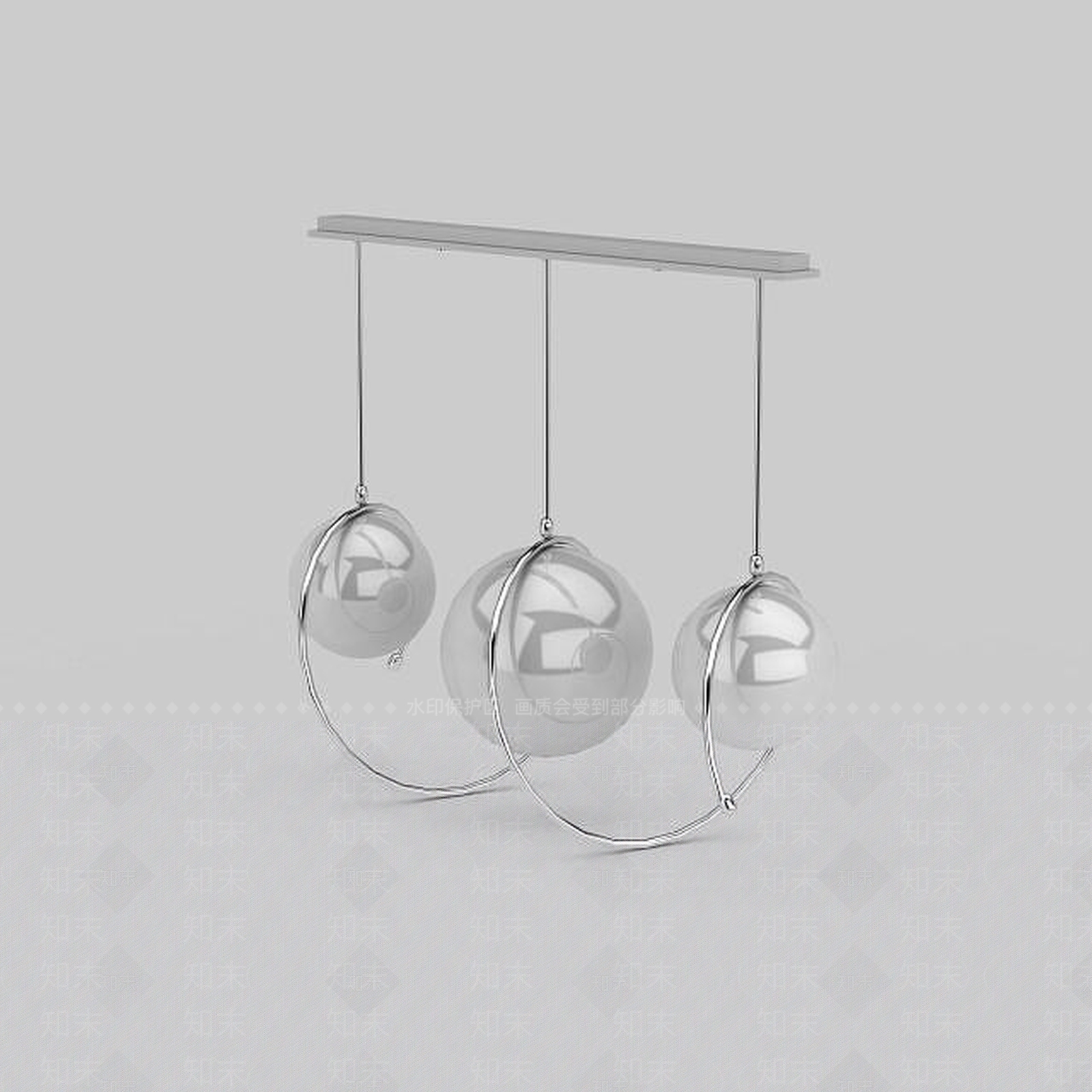 现代室内吊灯3D模型下载【ID:1199160426】