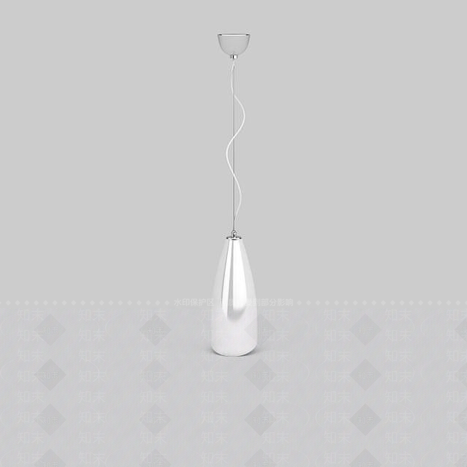 现代简易吊灯3D模型下载【ID:1199160508】