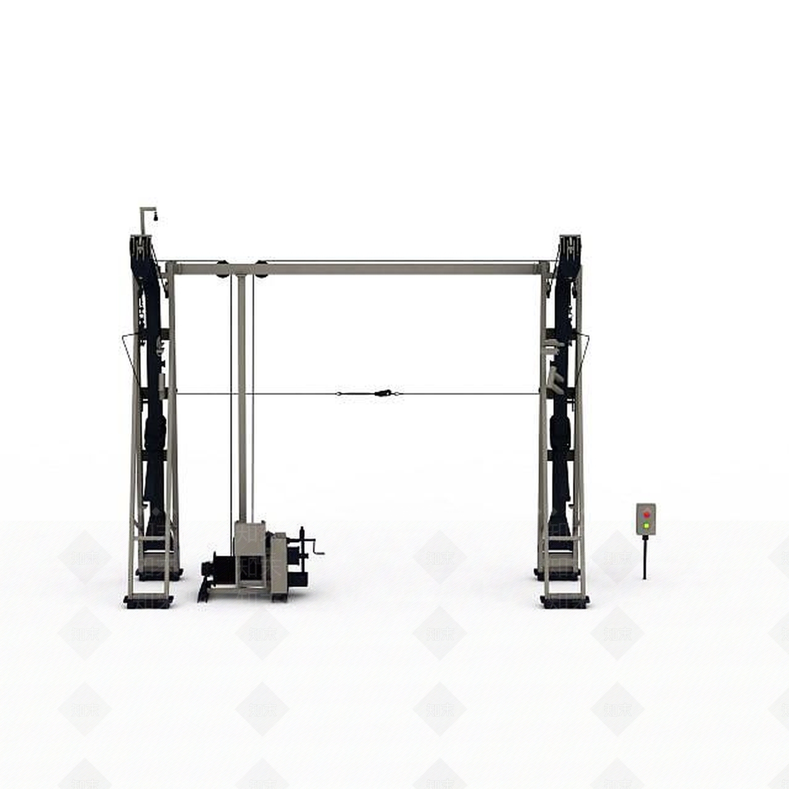 现代机械设备3D模型下载【ID:1199160629】