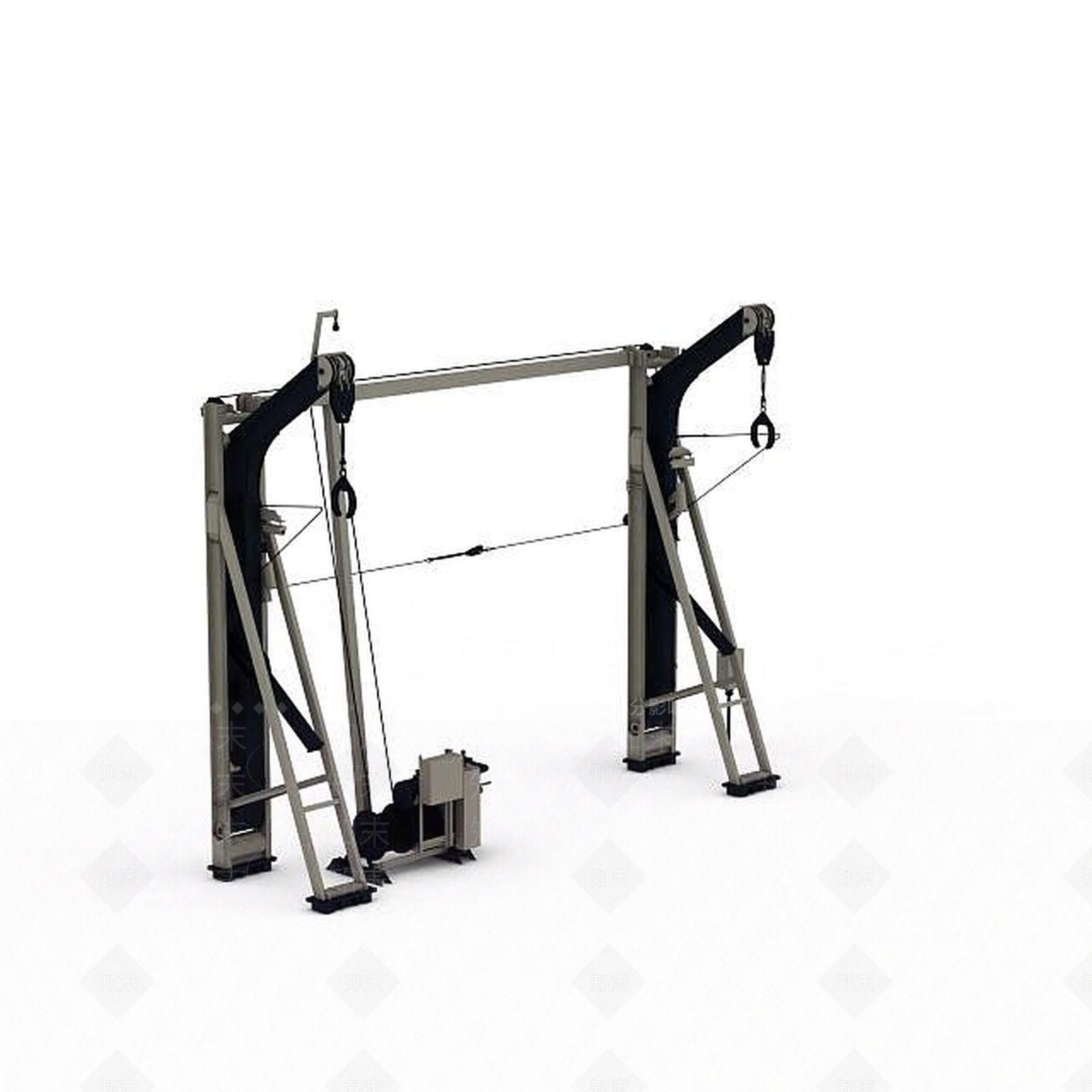 现代机械设备3D模型下载【ID:1199160629】