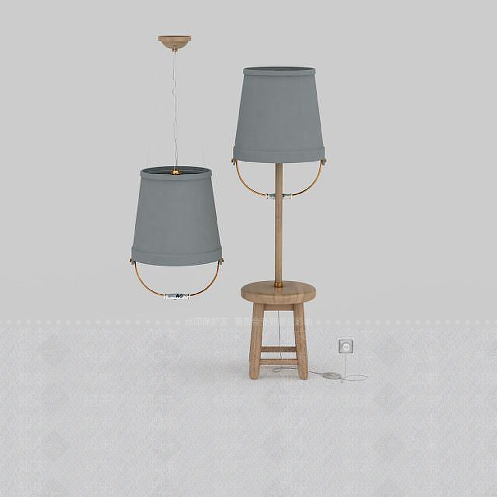 现代简约吊灯3D模型下载【ID:1199160965】