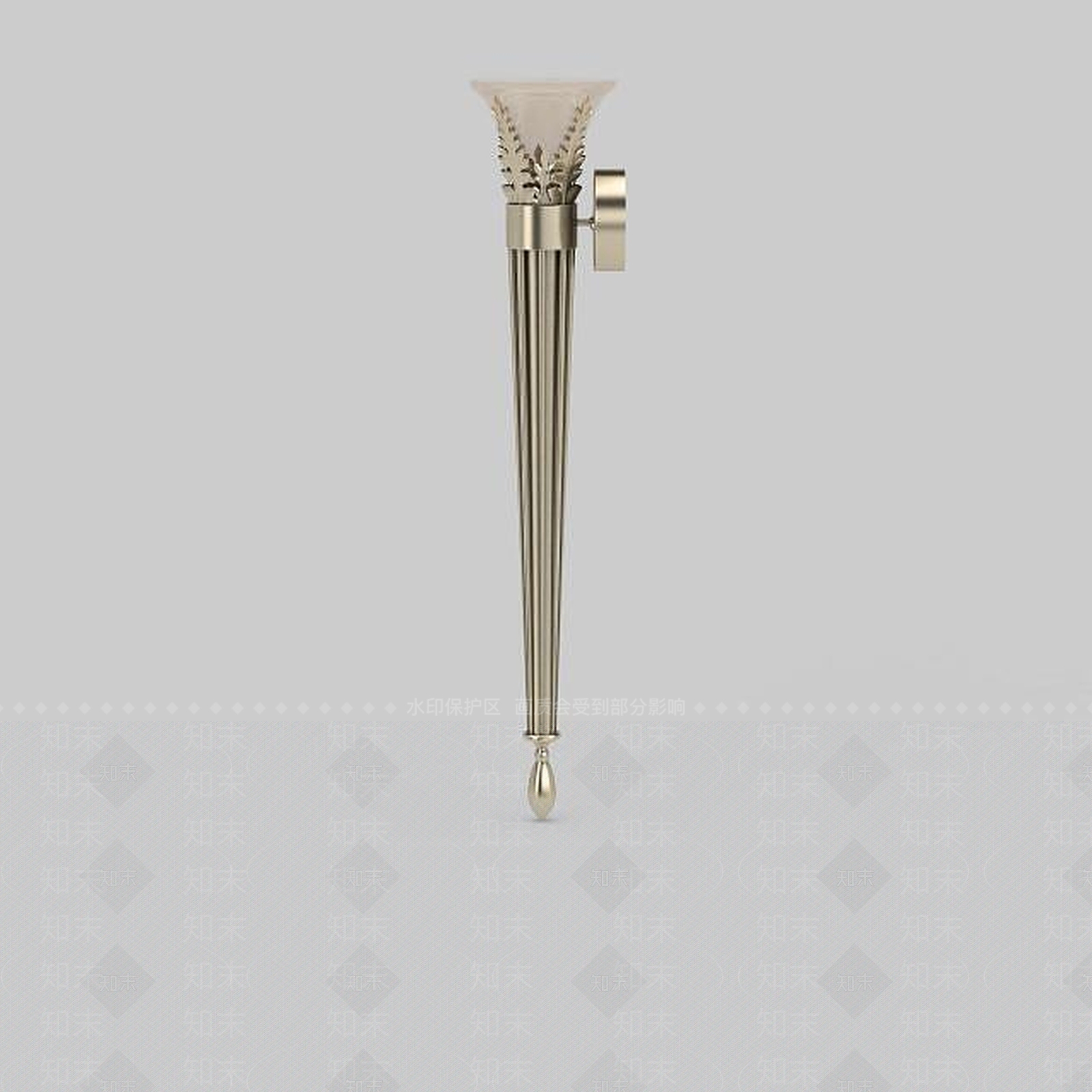 现代简约金属壁灯3D模型下载【ID:1199163411】