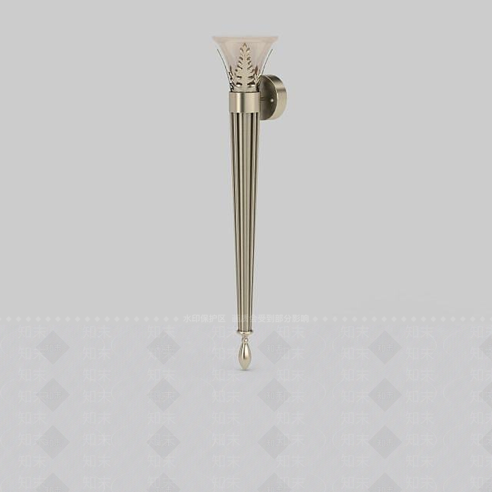现代简约金属壁灯3D模型下载【ID:1199163411】
