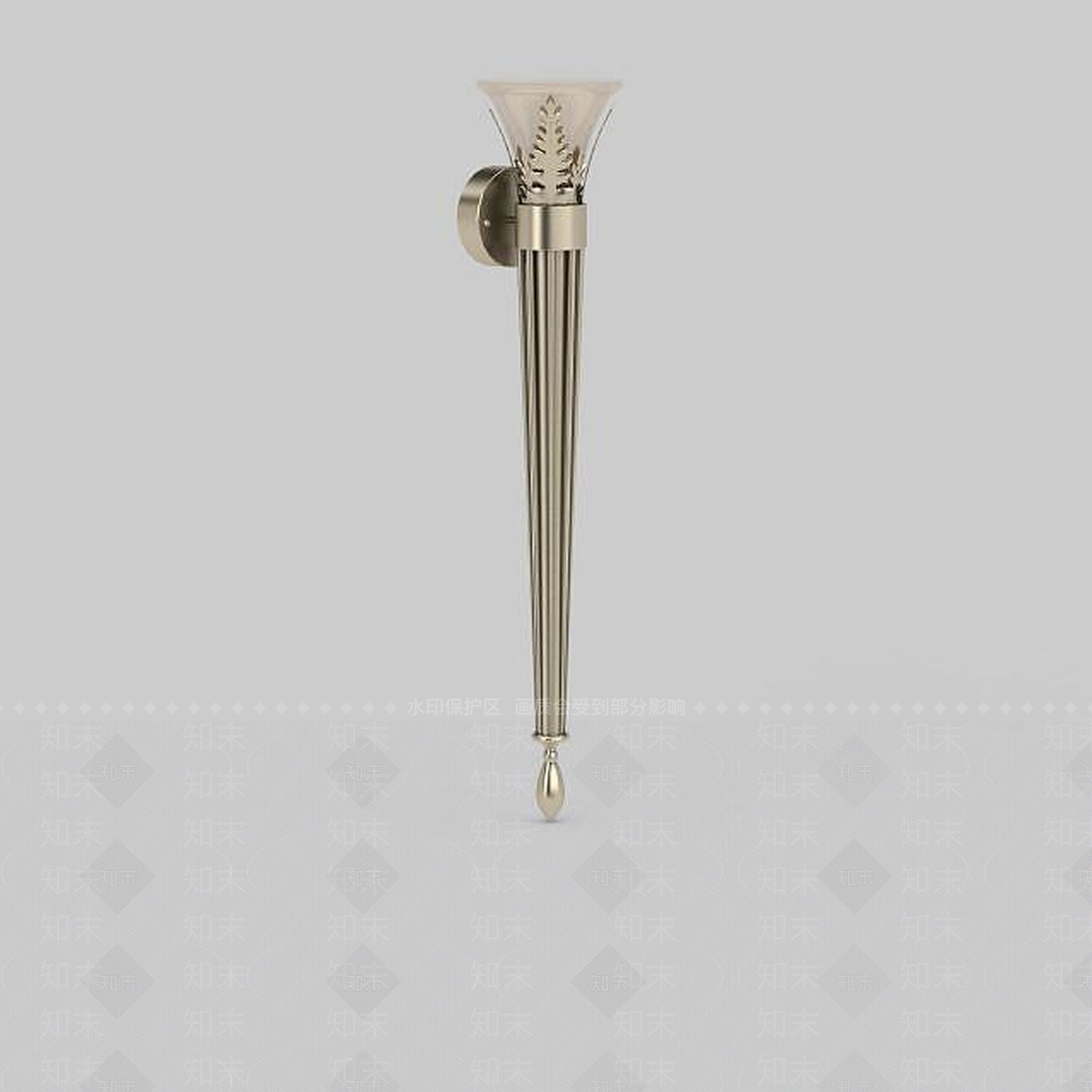 现代简约金属壁灯3D模型下载【ID:1199163411】