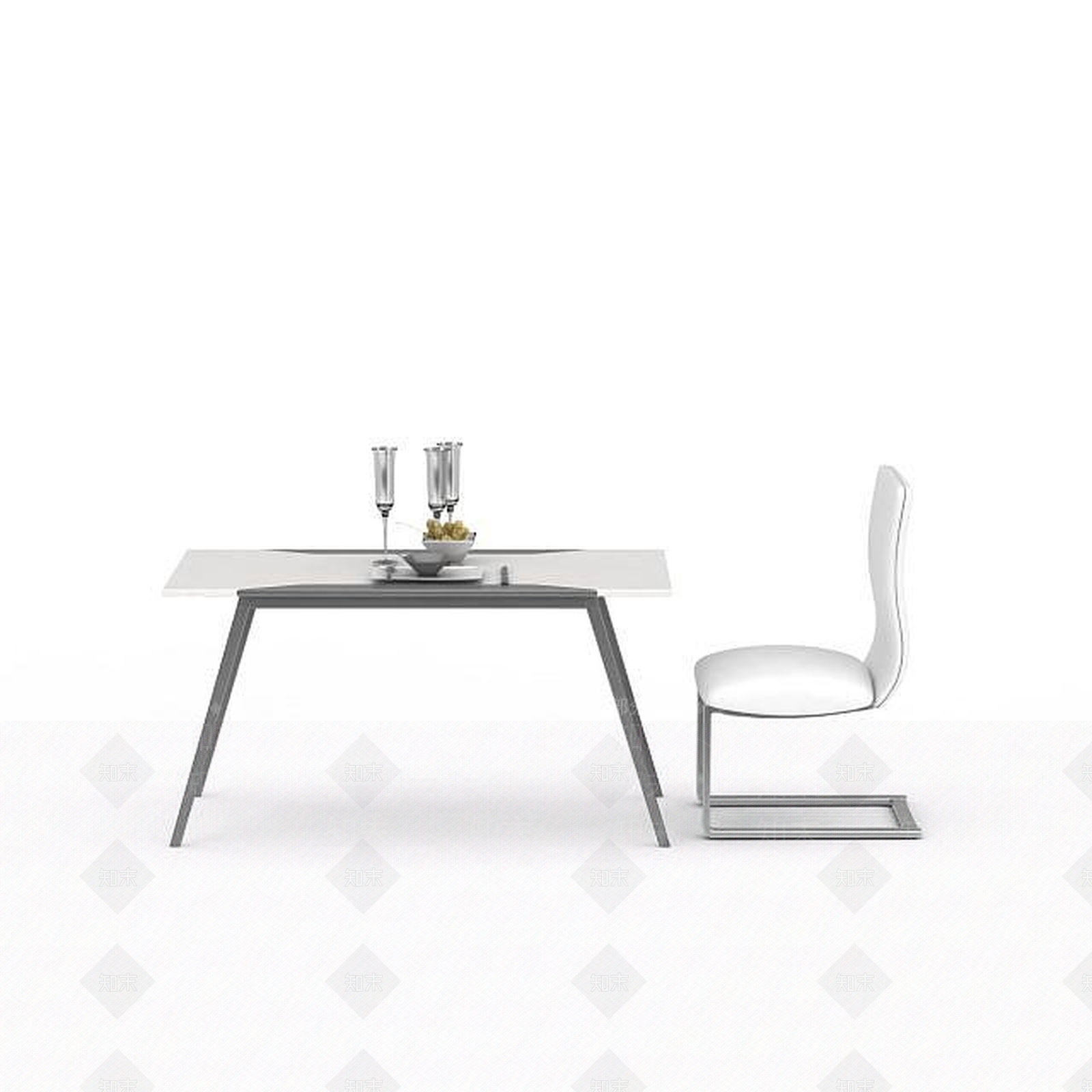 欧式古典欧式家庭餐桌3D模型下载【ID:1199165143】
