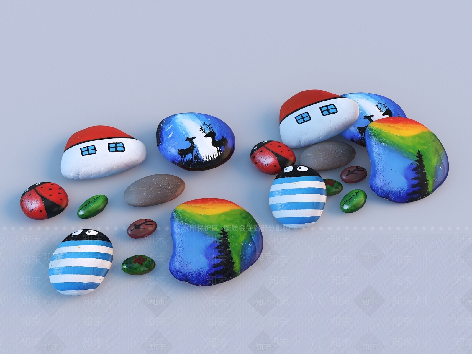 现代石头3D模型下载【ID:1199166244】
