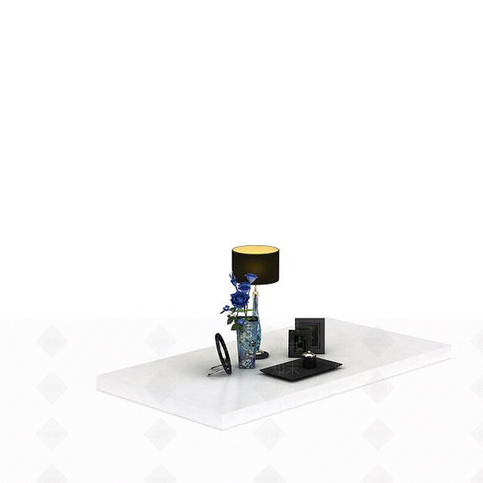 现代桌面装饰品3D模型下载【ID:1199166805】