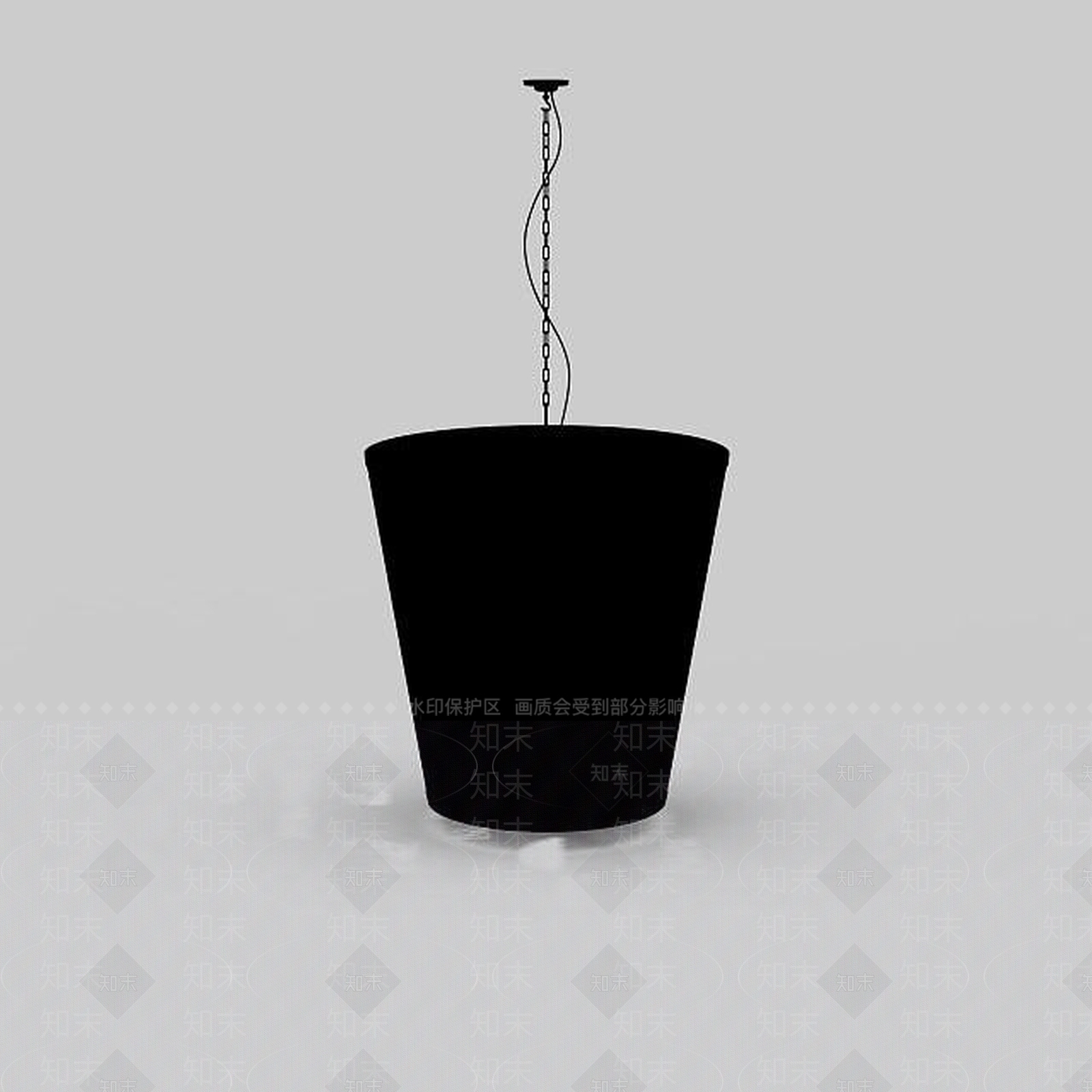 现代铁艺吊灯3D模型下载【ID:1199368818】