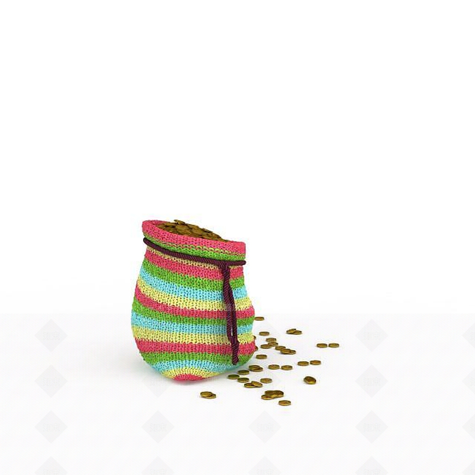 现代钱袋3D模型下载【ID:1199168367】