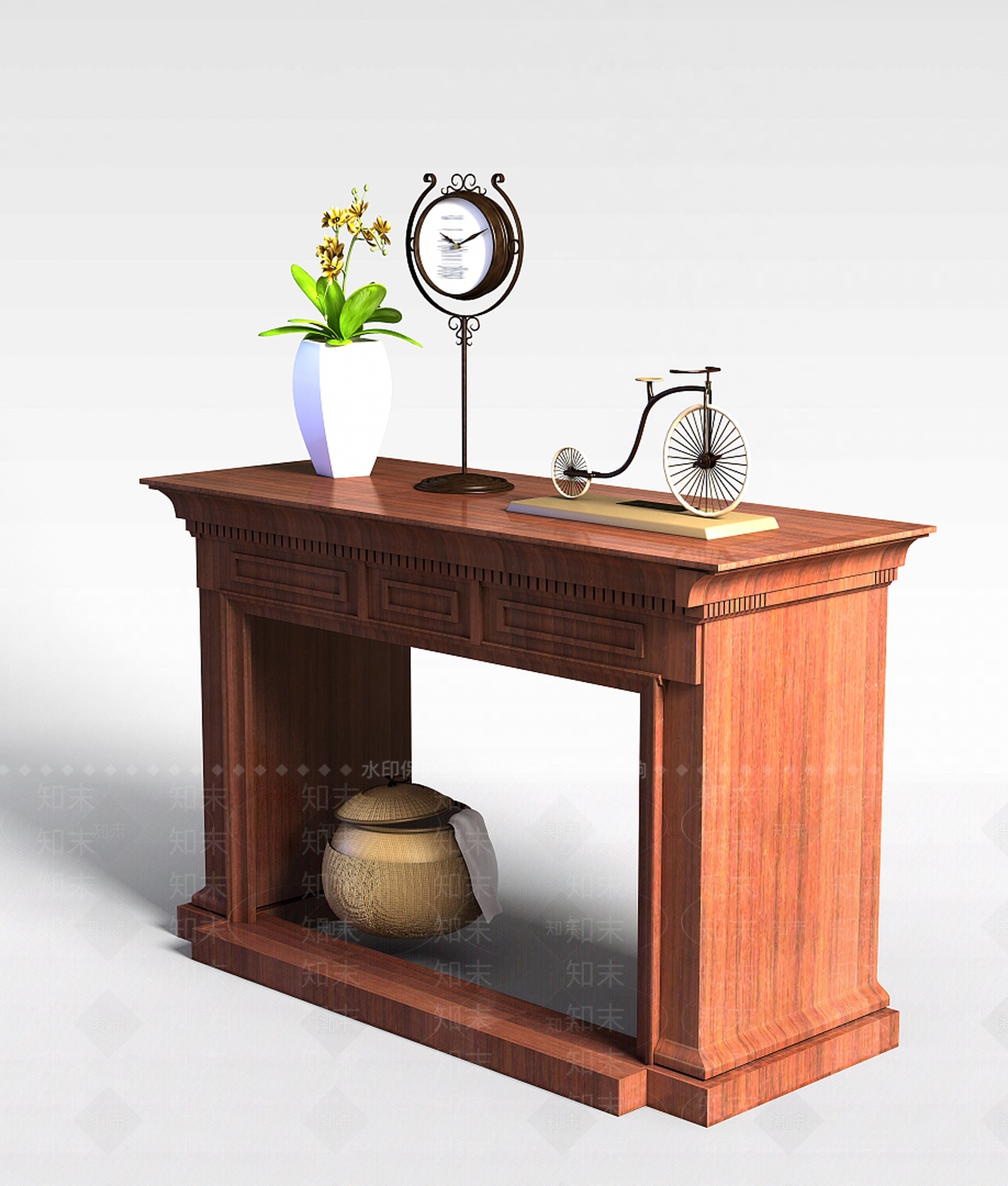 现代客厅桌子3D模型下载【ID:1199171237】