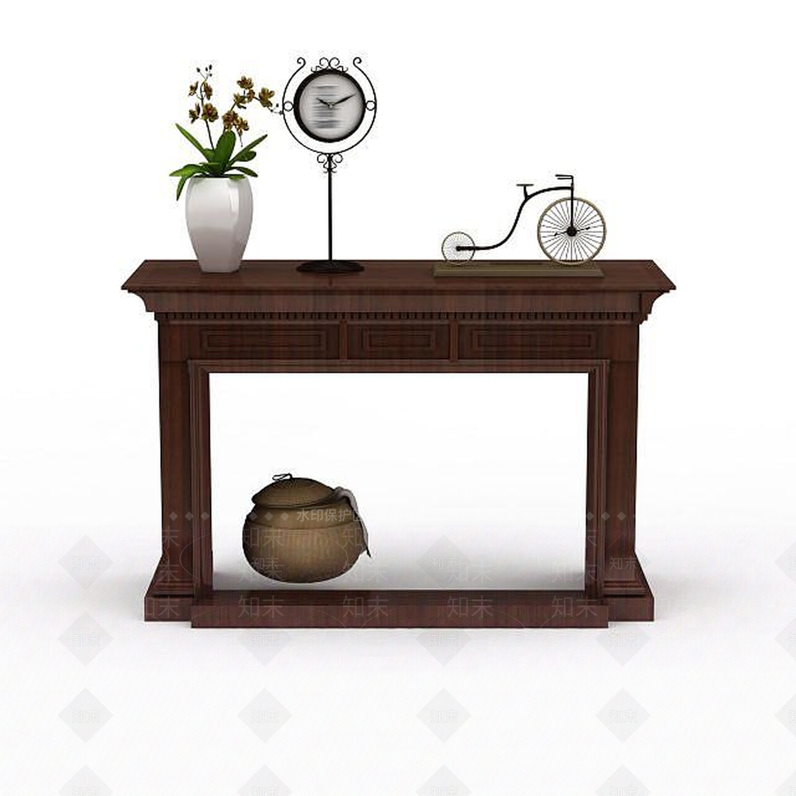 现代客厅桌子3D模型下载【ID:1199171237】