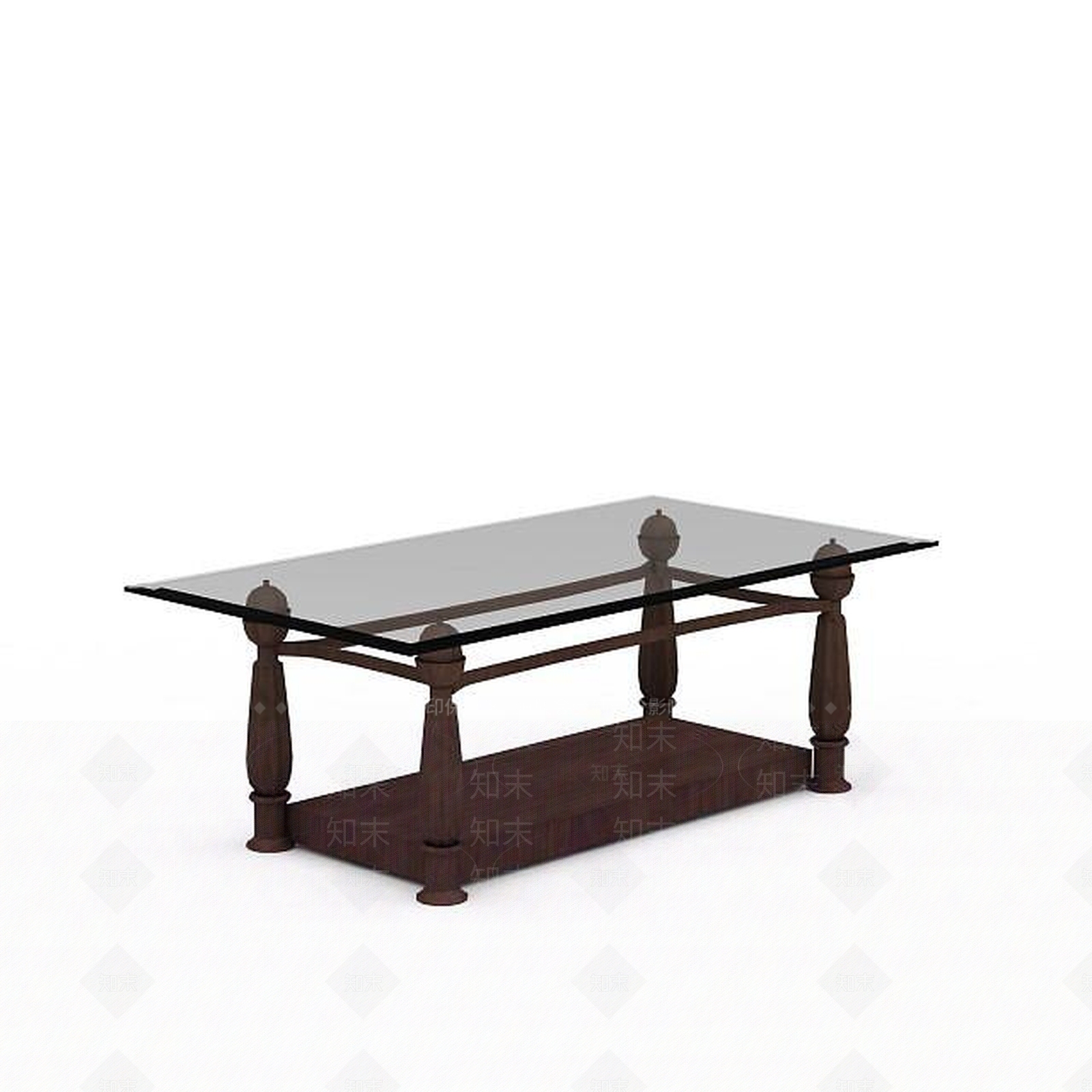现代茶几桌3D模型下载【ID:1199171401】