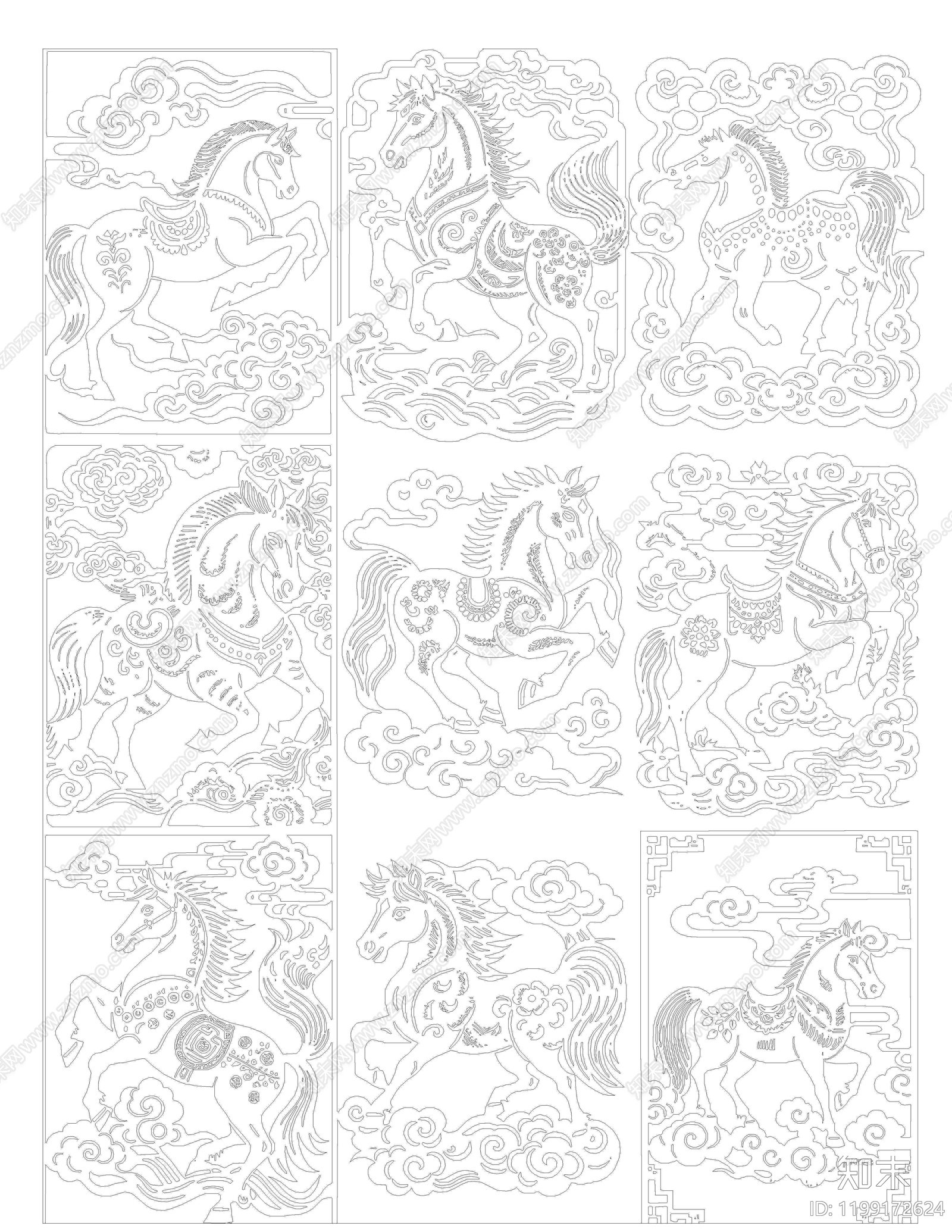 现代动物施工图下载【ID:1199172624】