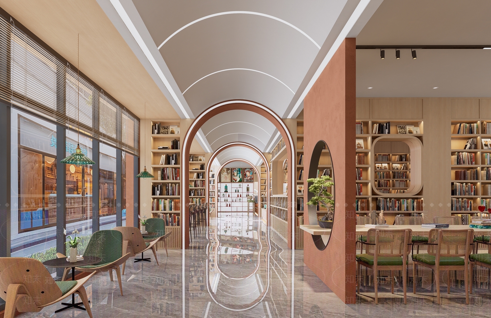 现代书店SU模型下载【ID:1199174713】