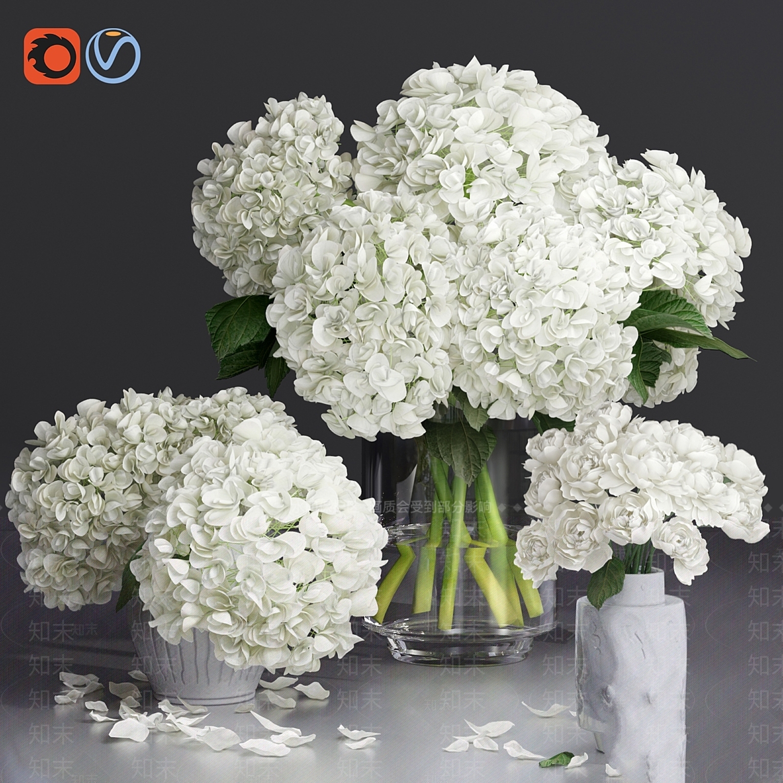 花艺3D模型下载【ID:1199178288】