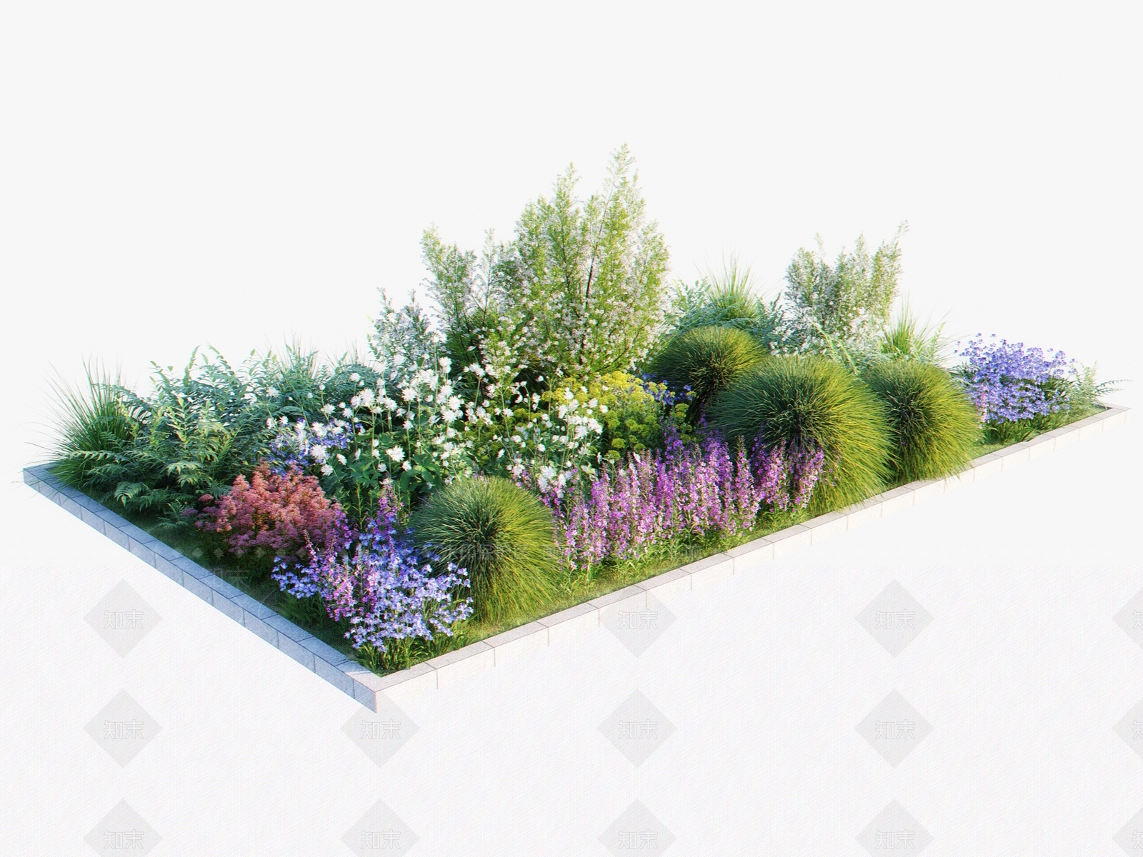 植物堆3D模型下载【ID:1199179430】