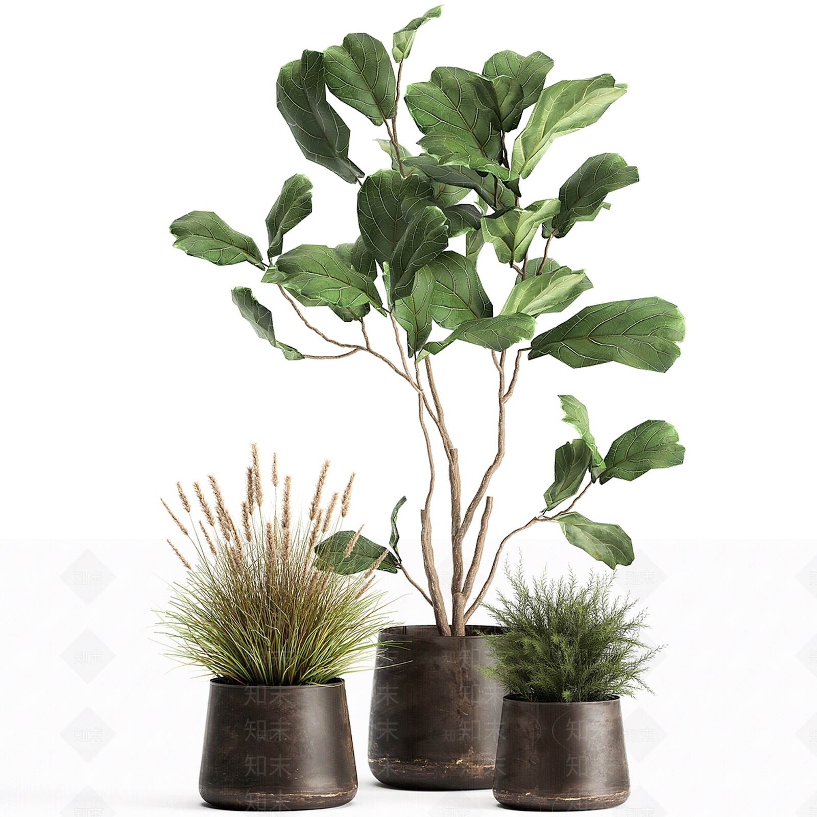 盆栽3D模型下载【ID:1199183775】