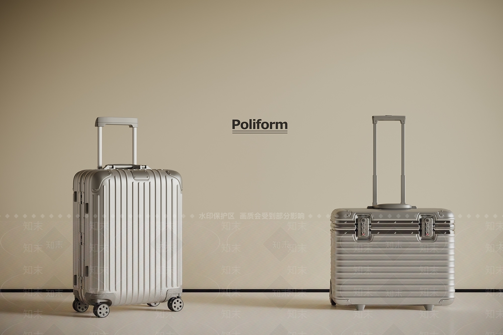 行李箱3D模型下载【ID:1199211332】