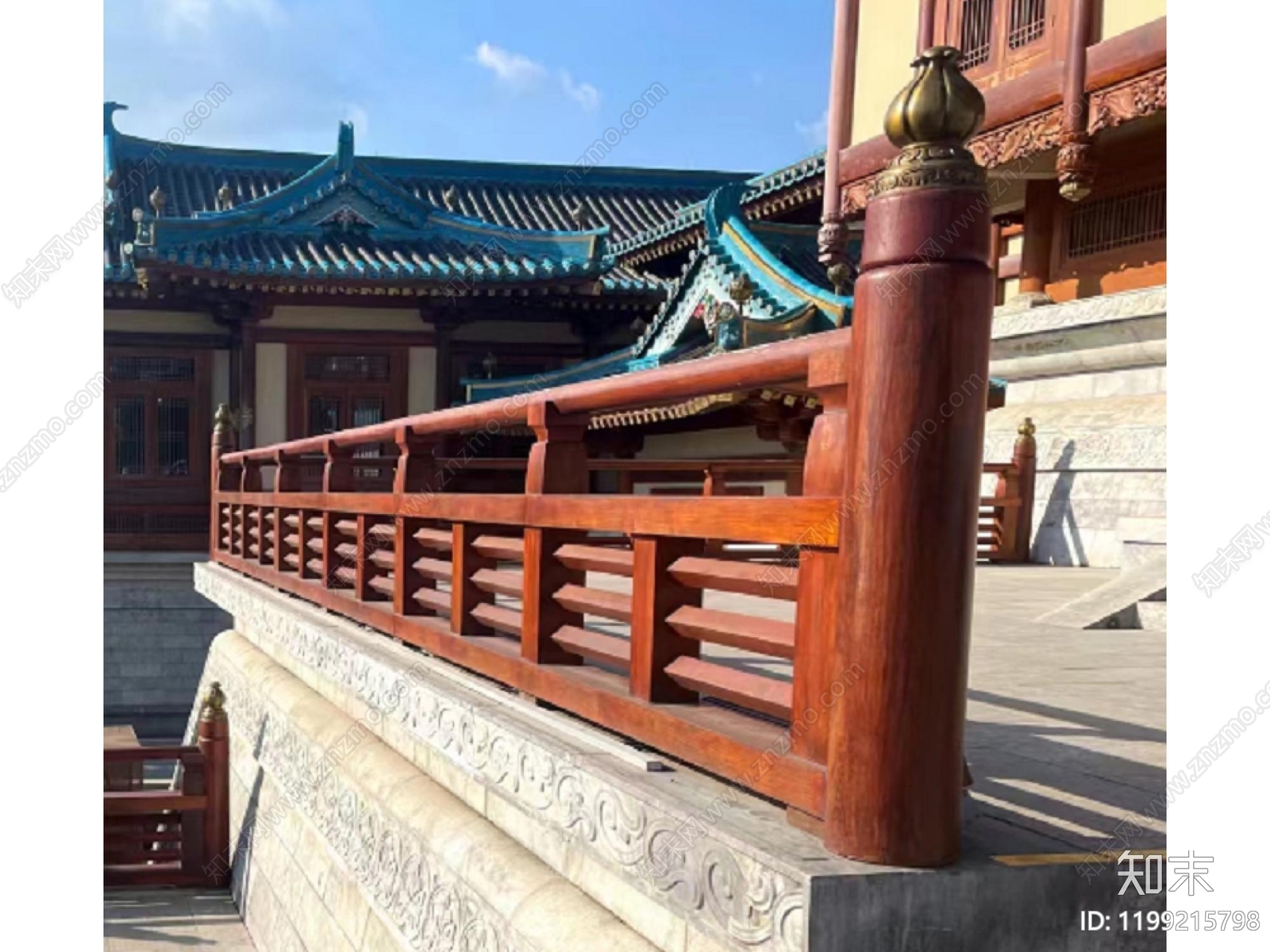 新中式中式栏杆施工图下载【ID:1199215798】