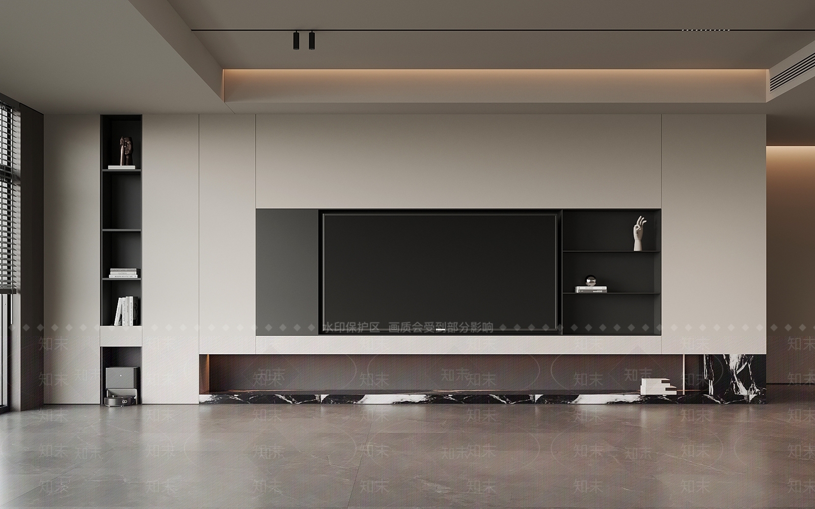 现代意式背景墙SU模型下载【ID:1199217686】