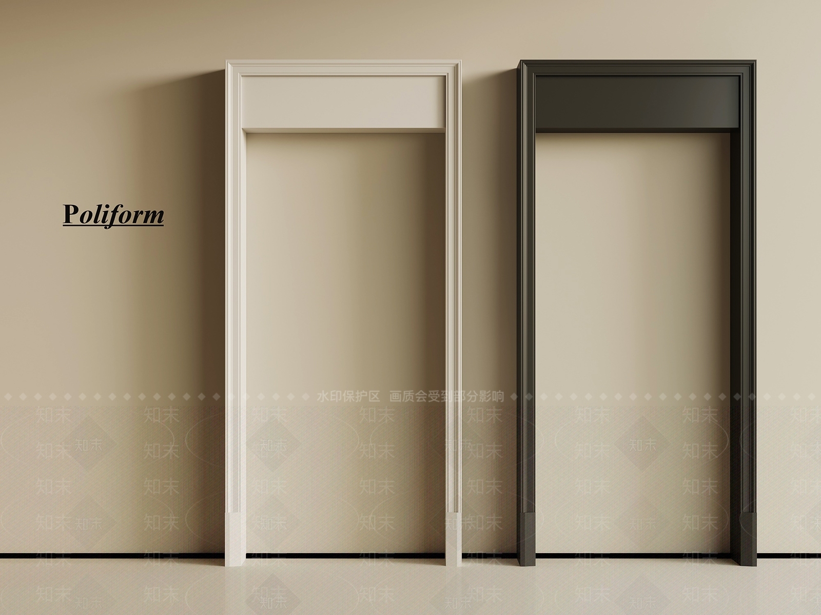 现代门套SU模型下载【ID:1199220451】