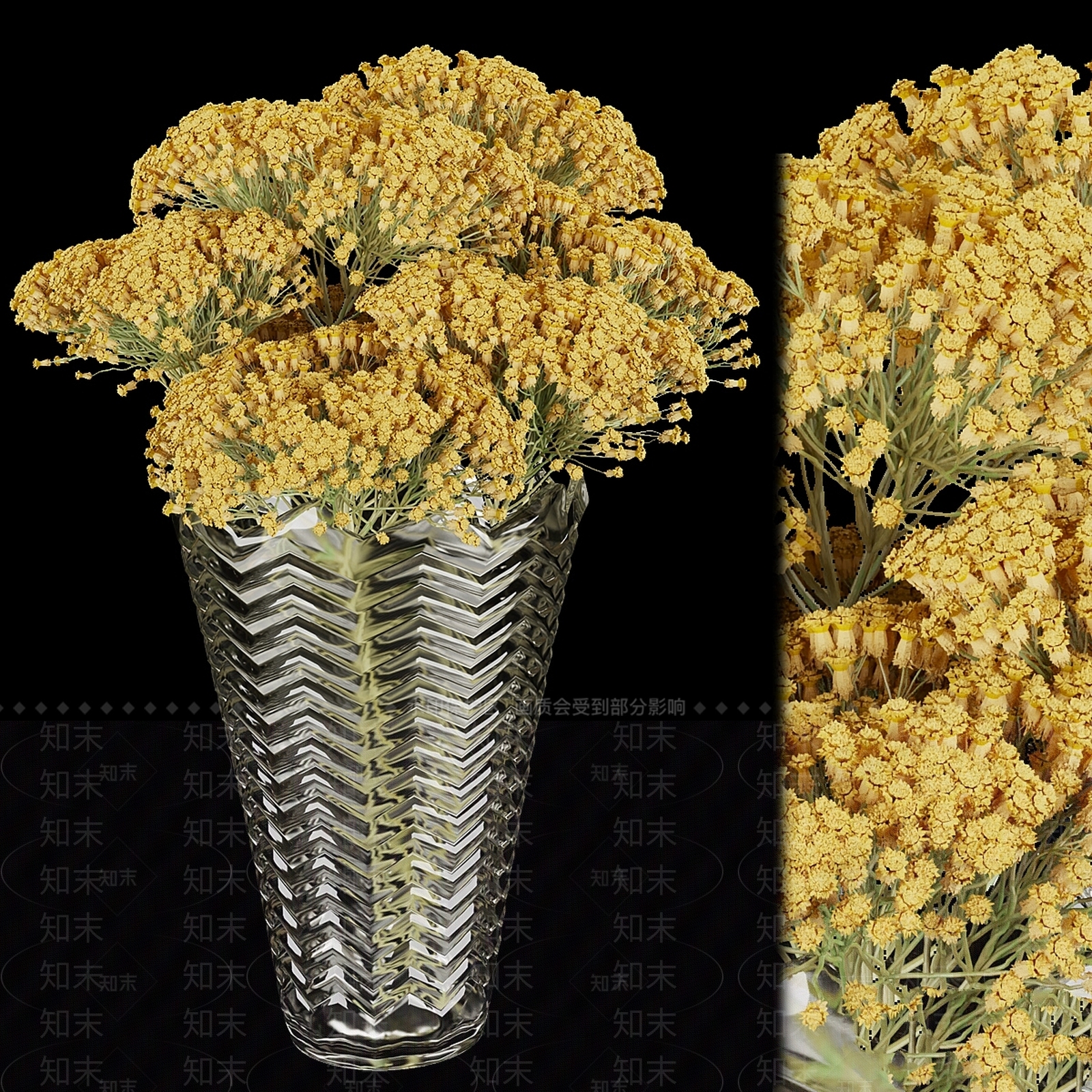 花艺3D模型下载【ID:1199228307】