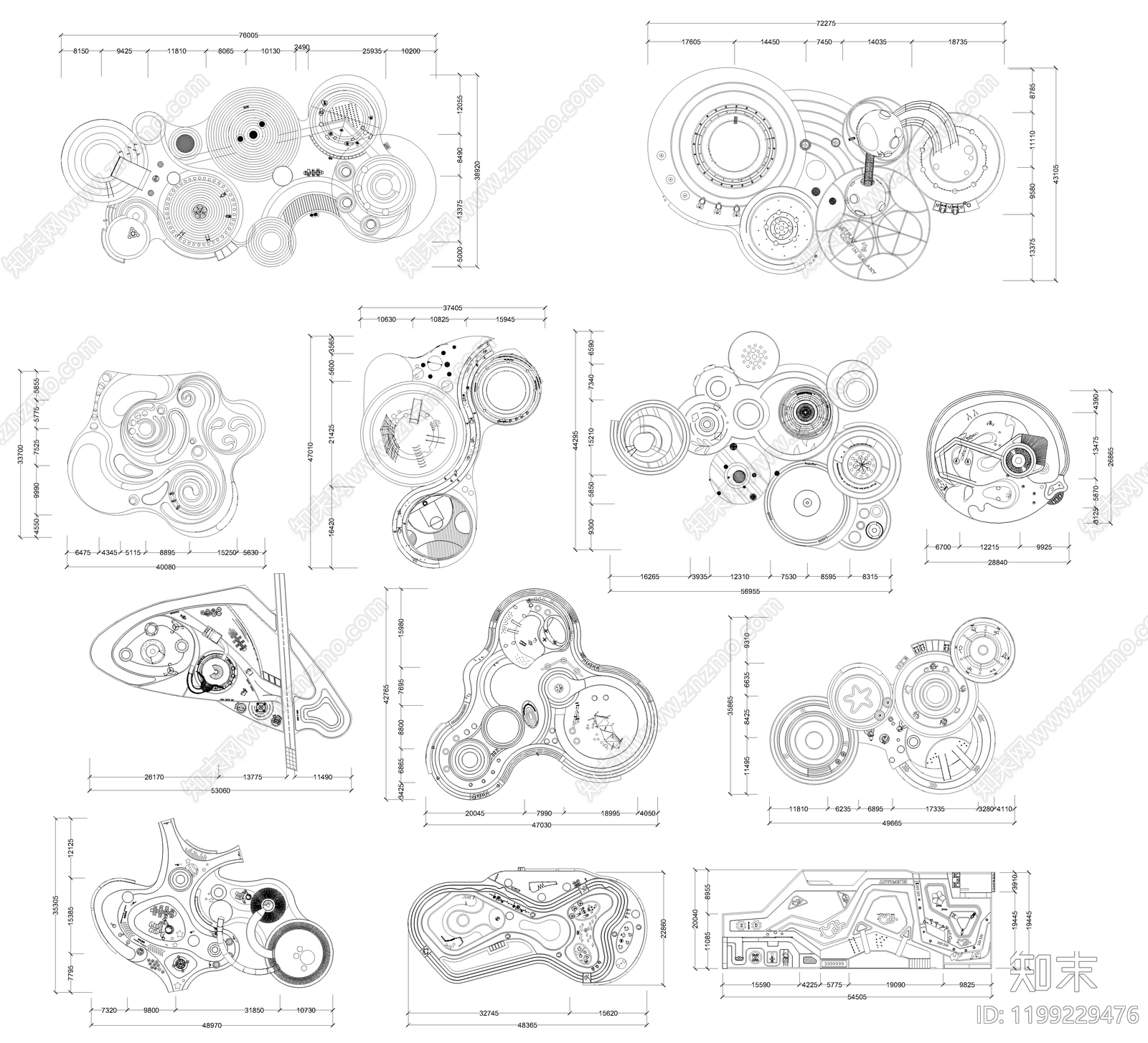 儿童公园施工图下载【ID:1199229476】