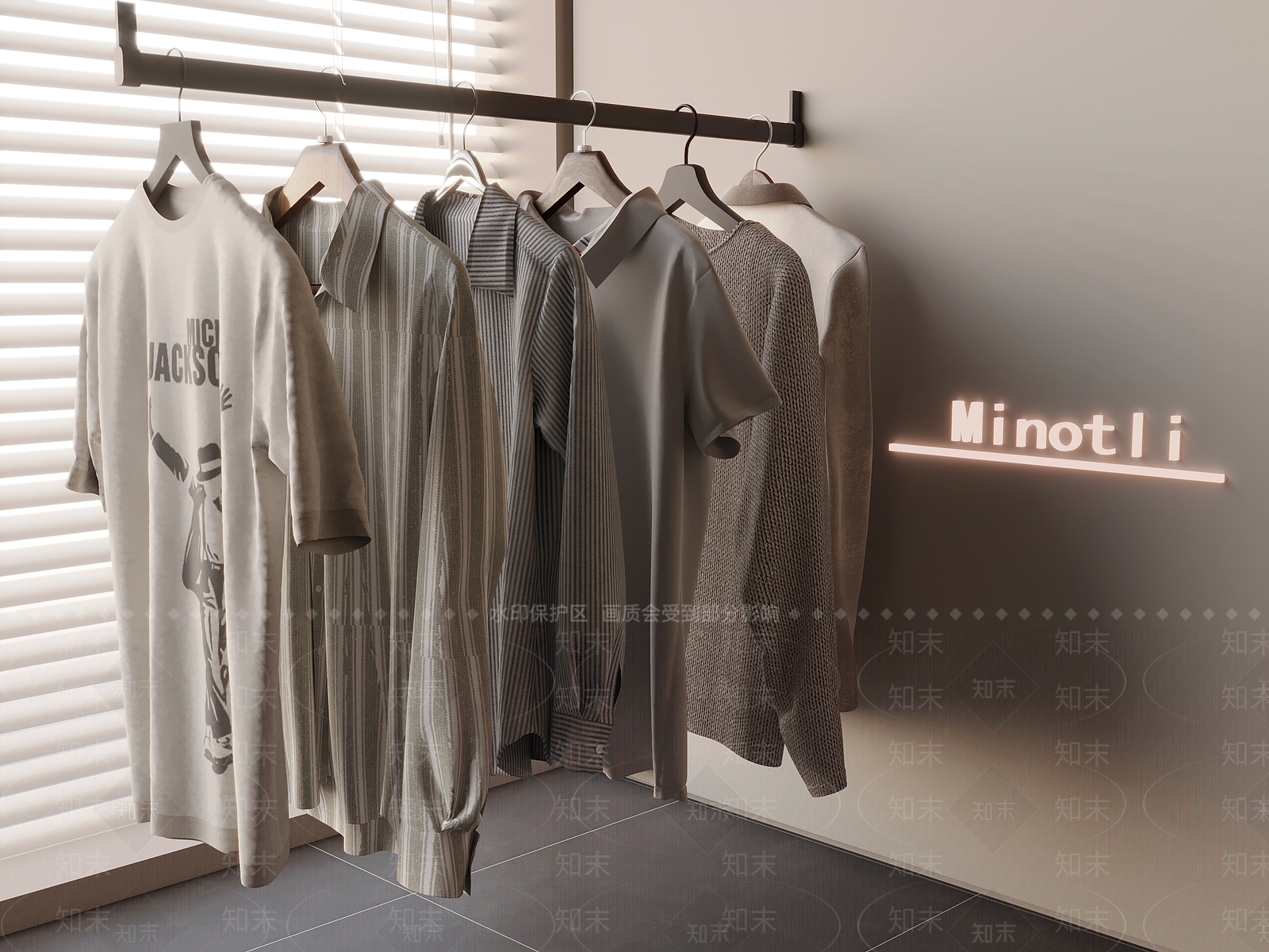 衣服SU模型下载【ID:1199230727】