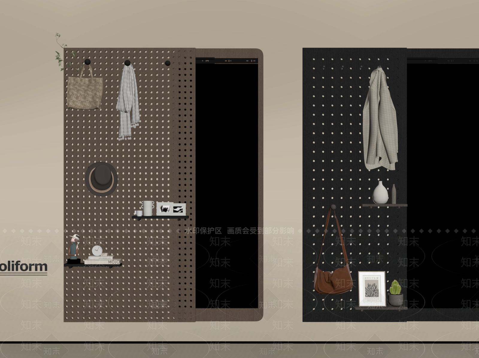 现代意式挂件SU模型下载【ID:1199231855】