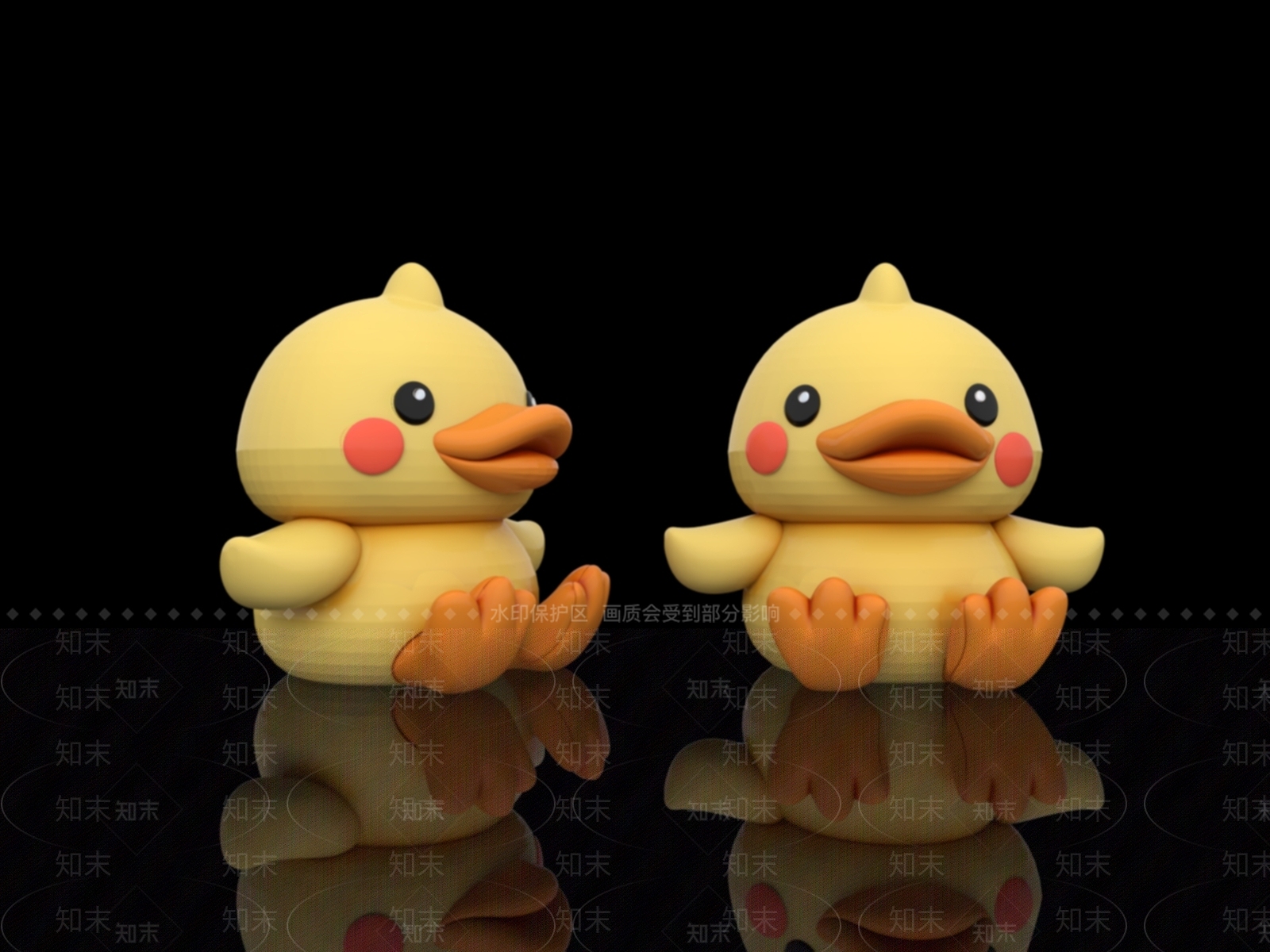 家禽类动物3D模型下载【ID:1199238108】