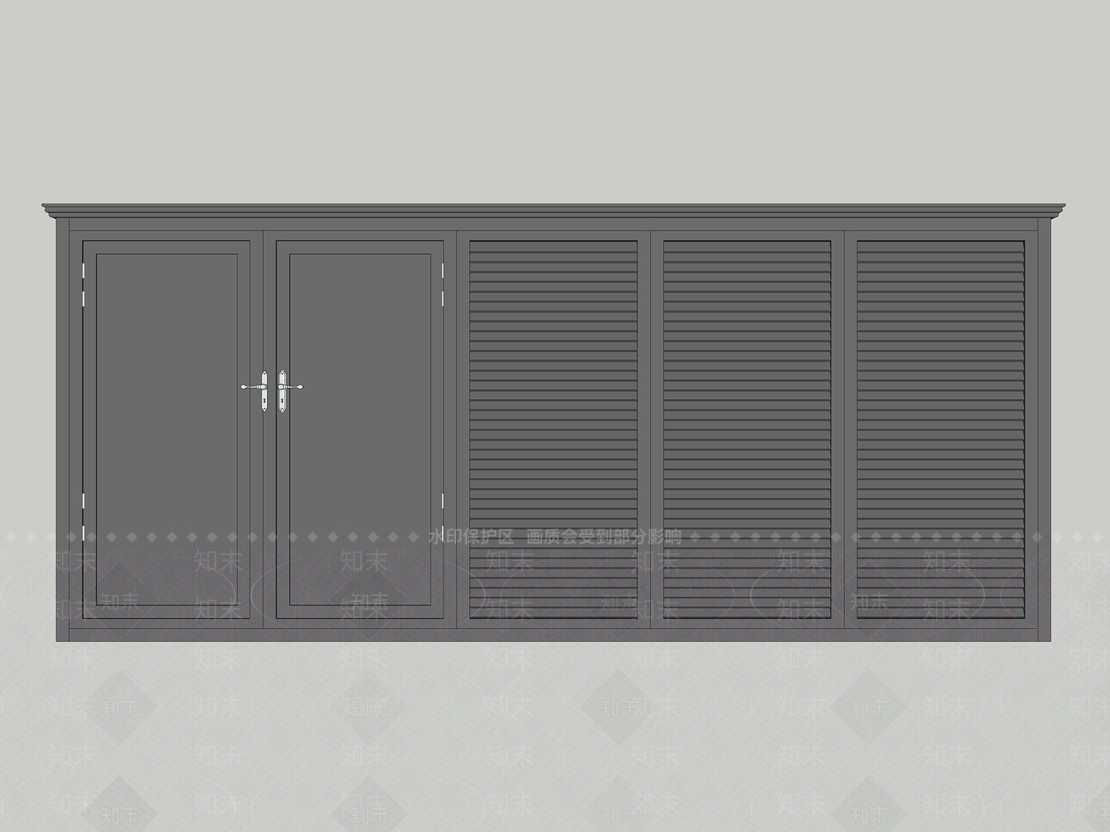 现代其他景观小建筑SU模型下载【ID:1199243236】